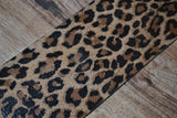 Carlino Lambskin Leopard Leather Guitar Strap