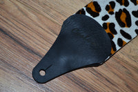Carlino Exotic Series Snow Leopard Guitar Strap