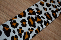 Carlino Exotic Series Snow Leopard Guitar Strap