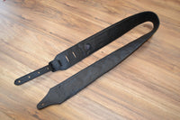 Carlino Tigereye Stone Swarovski Rhinestone Templar Cross Black Leather Strap