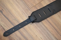 Carlino Pyramid Power Energy Strap Gold Hematite Black leather strap