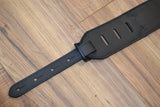Carlino Pyramid Power Energy Strap Gold Hematite Black leather strap