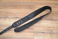 Carlino Orianthi Signature Tigereye Rhinestone Black leather Strap