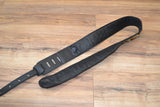 Carlino Orianthi Signature Tigereye Rhinestone Black leather Strap