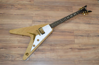 Dean USA Korina Single Humbucker V with White Pickguard Incoming