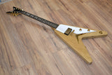 Dean USA Korina Single Humbucker V with White Pickguard Incoming