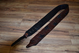 Carlino Offset Star Leather Guitar Strap, Evan Stanley Style
