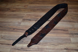 Carlino Offset Star Leather Guitar Strap, Evan Stanley Style