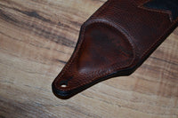 Carlino Offset Star Leather Guitar Strap, Evan Stanley Style