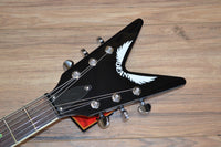 Dean V 79 Trans Cherry Sunburst Flame Top