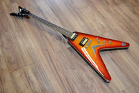 Dean V 79 Trans Cherry Sunburst Flame Top