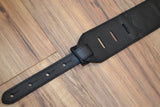 Carlino Custom Swarovksi  Rhinestone Studded Leather Guitar Strap