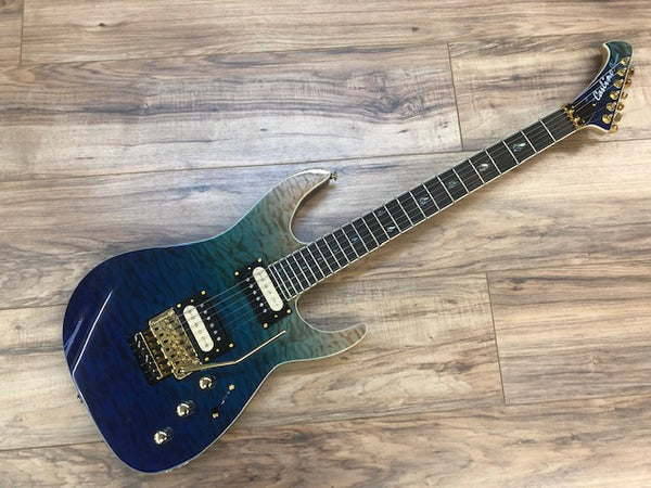 Carlino Iluminati Exotic Floyd in Ocean Burst Quilt