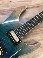 Carlino Iluminati Exotic Floyd in Ocean Burst Quilt