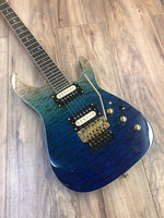 Carlino Iluminati Exotic Floyd in Ocean Burst Quilt