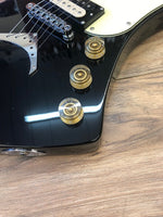 Carlino Impulse Standard Black with cream pickguard