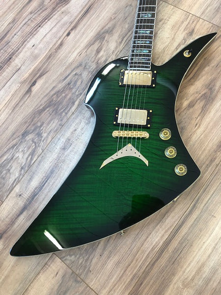 Carlino Impulse Exotic in Trans Emerald burst Flametop