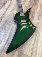 Carlino Impulse Exotic in Trans Emerald burst Flametop