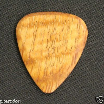 Timber Tones Exotic Wood Guitar Pick Nigerian Silky Oak, (Satinwood)