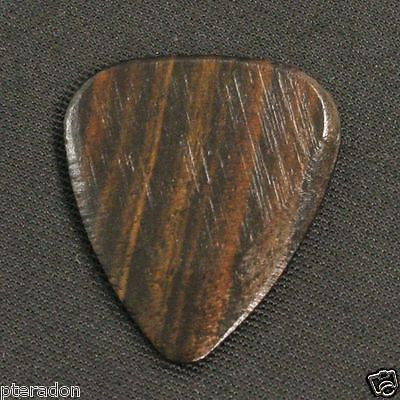Timber Tones Exotic Wood Guitar Pick Macassar Ebony