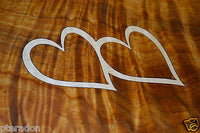 Jewelry Box ,Custom Made, exotic wood tops, laser inlaid, with 2 trays, oiled