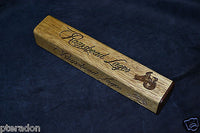 Laser Engraved Bar Tap Handles, Bar Taps, Drink, Name or Logo,in Korina, Limba