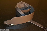 Franklin Guitar Strap Model # SLC-BR 3" wide Side Leather Strap,no padding brown