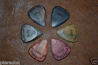 Timber Tones Leather Pick Holder, Complete Exotic Wood Pick Set, standard series