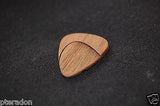 Laser Engraved Wooden Expression Guitar Picks, Tapered Thumb Grip