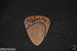 Laser Engraved Wooden Expression Guitar Picks, Tapered Thumb Grip, 6 pack