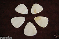 Timber Tones "Shell Tones" Fresh Water White Mother of Pearl Guitar Pick