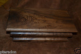 Jewelry Box, Custom Made, Flamed Bastogne Walnut, two Peruvian Walnut trays