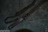 Franklin Guitar Strap # 7-BK Mandolin Strap, soft black glove leather, woven
