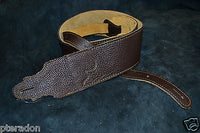 Franklin Guitar Strap FSW-CH-G 3.0 chocolate leather with suede backing