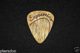 Laser Engraved Carlino Expression Wooden Guitar Picks, Tapered, Curly Movingui