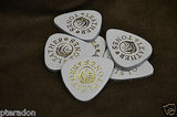 Timber Tones White Leather Ukelele or guitar or bass picks, medium