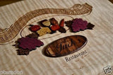 Jewelry Box, Custom Made, 3D inlaid Top, with Tiger maple body and two trays