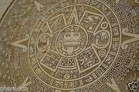 Laser Engaved Mayan Calendar Aztec Dec 21, 2012 in Curly Maple