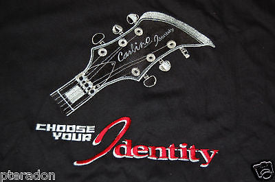 Carlino Guitars Henley Guitar Shirt, Embroidered Large