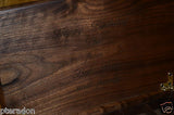Jewelry Box, Custom,Flamed Bastogne Walnut, Monogrammed, 2 Peruvian walnut trays