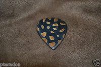 Timber Tones Tribal Tones Leopard Black Buffalo Horn Guitar Pick