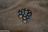 Timber Tones Tribal Tones Leopard Black Buffalo Horn Guitar Pick