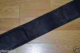 Franklin NEW Bass Strap, NEW with huge chrome rings Black Leather BR-BK-BK