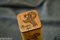 Laser Engraved Bar Tap Handles, Bar Taps, Drink, Name or Logo,in Korina, Limba