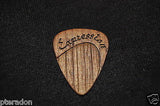Laser Engraved Carlino Expression Wooden Guitar Picks, American Black Walnut
