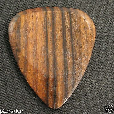 Timber Tones Exotic Wood Guitar Pick Santos Rosewood