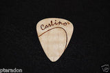 Laser Engraved Carlino Expression Wooden Guitar Picks, Tapered, Curly Maple