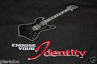 Carlino Guitars Guitar T Shirt, Embroidered Guitar