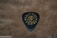 Timber Tones Black Leather Ukelele or guitar or bass picks, hard level