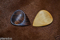 Timber Tones Guitar Picks 2pk Groovy Tones, Rosewood, Katafray Exotic Wood Picks